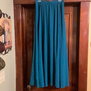 Beautiful brand new greenish long skirt